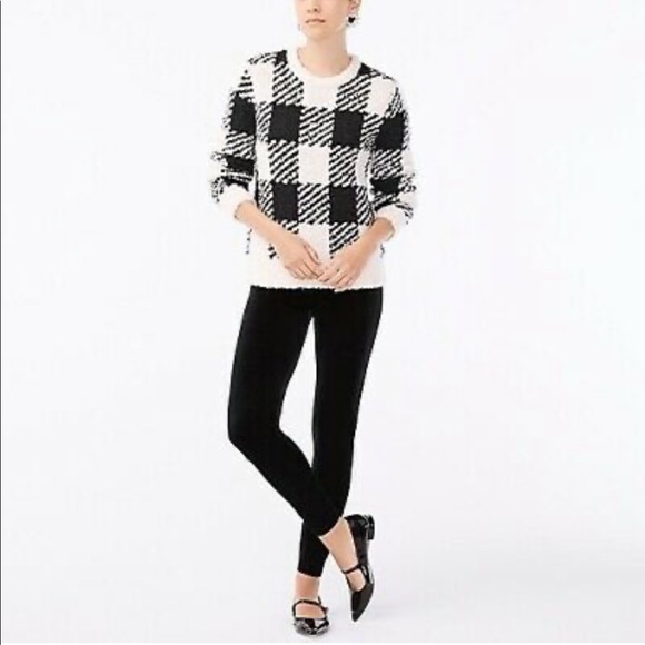 NWT J.Crew Stretch Velvet Leggings Black - Size M - Item AD246 $49.50 - Picture 1 of 4